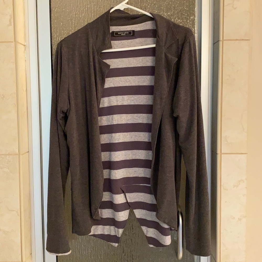 Soft knit blazer
